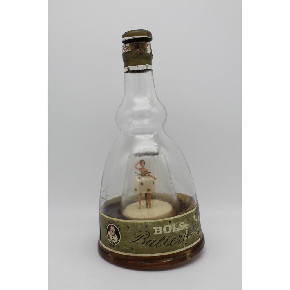 Vtg Bols Ballerina Dancing Music Box Bottle Le Bleu Danube Working Condition